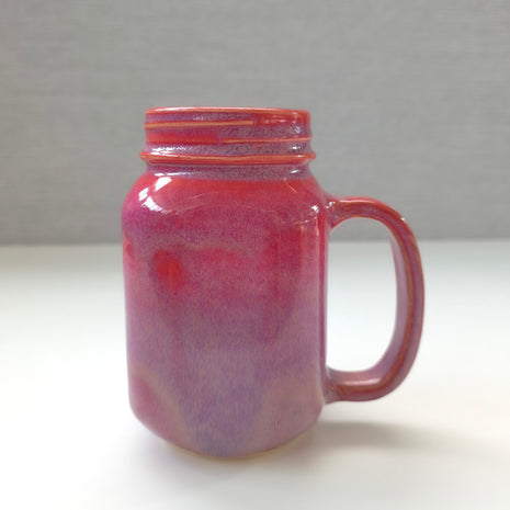 ceramic mason jar mug