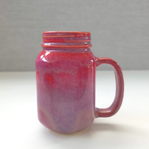 ceramic mason jar mug