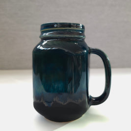 ceramic mason jar mug