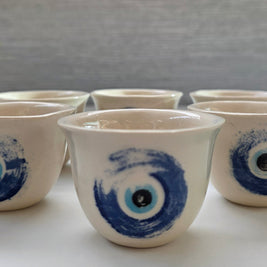 blue eye gahwa cups (set of 2)