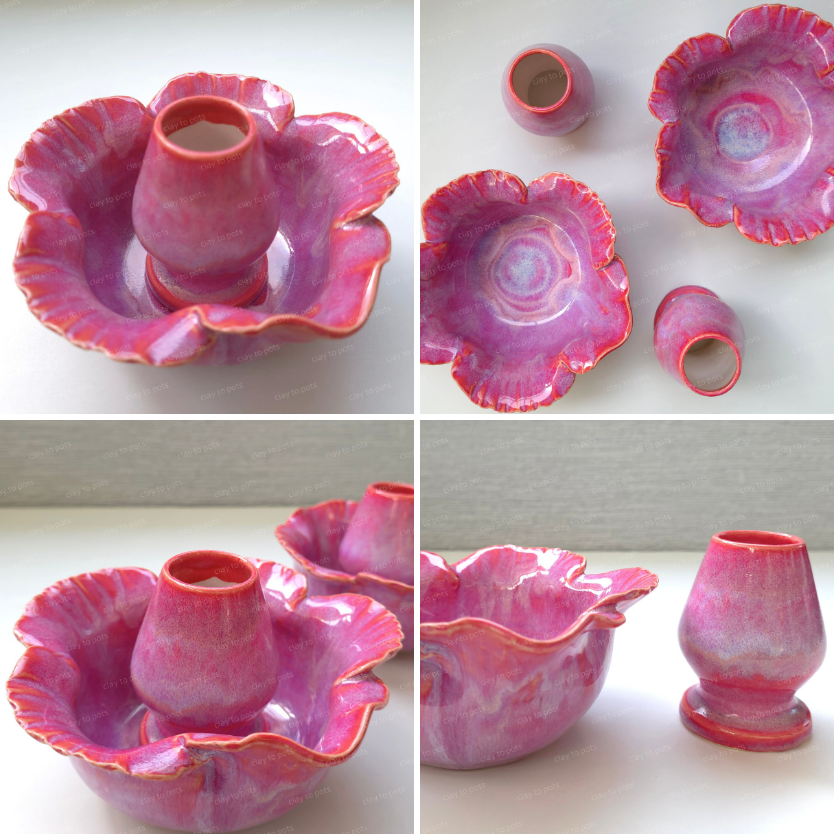 hibiscus matcha set