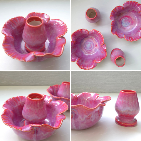 hibiscus matcha set