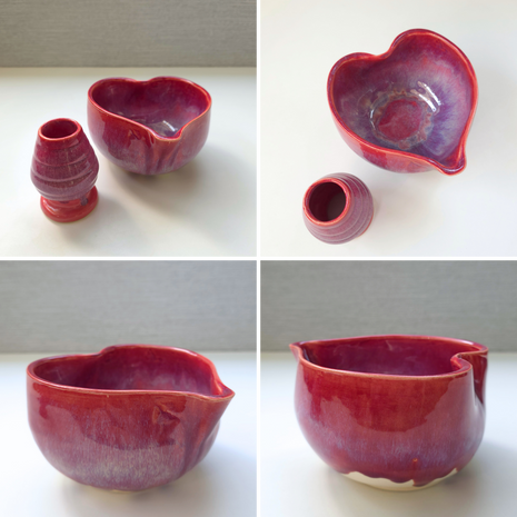 heart matcha set