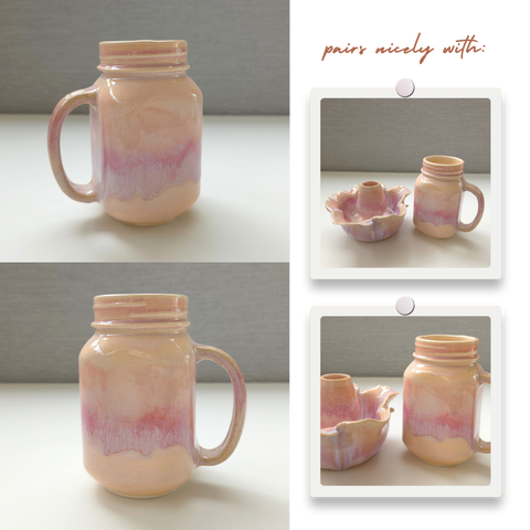 ceramic mason jar