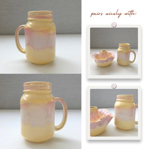 ceramic mason jar