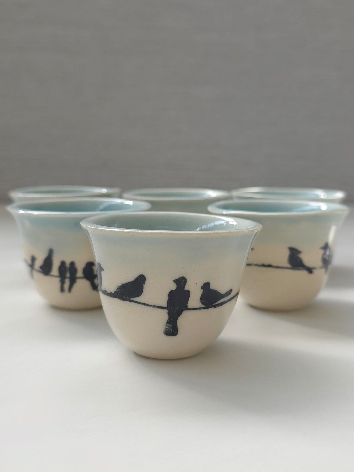 bird gahwa cups (set of 6)