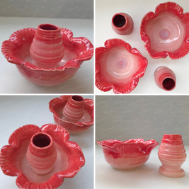 hibiscus matcha set