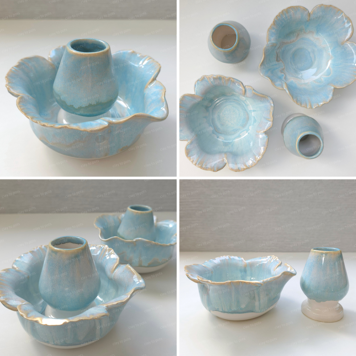 hibiscus matcha set