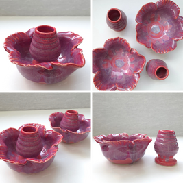 hibiscus matcha set