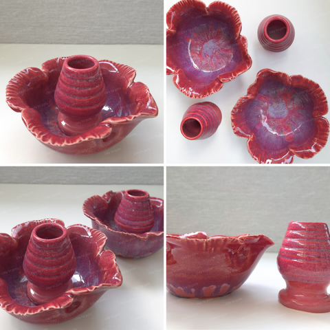 hibiscus matcha set