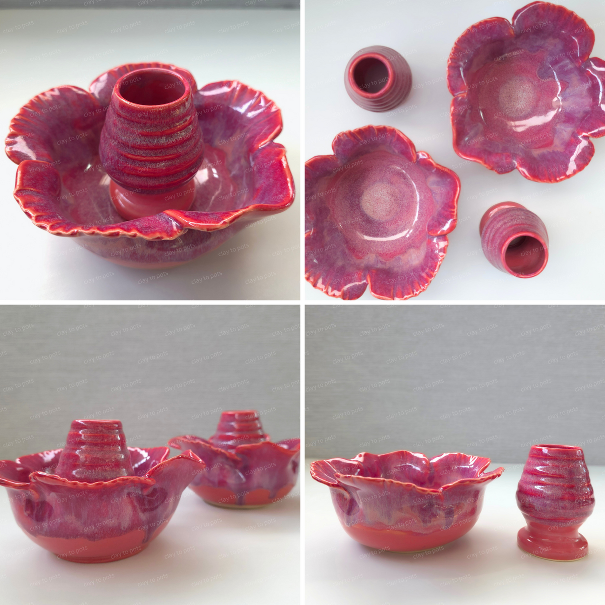 hibiscus matcha set