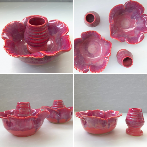hibiscus matcha set