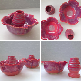 hibiscus matcha set