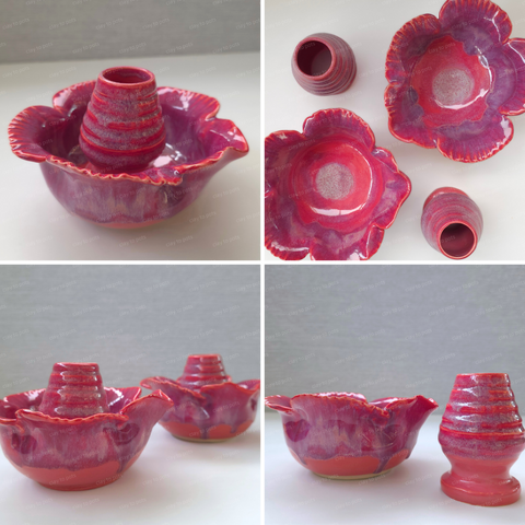 hibiscus matcha set