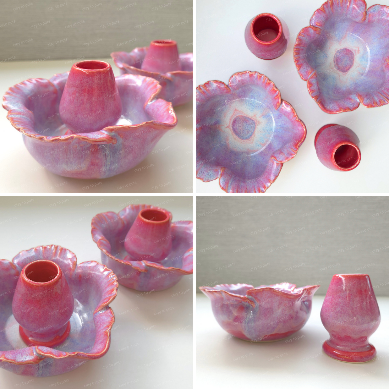hibiscus matcha set