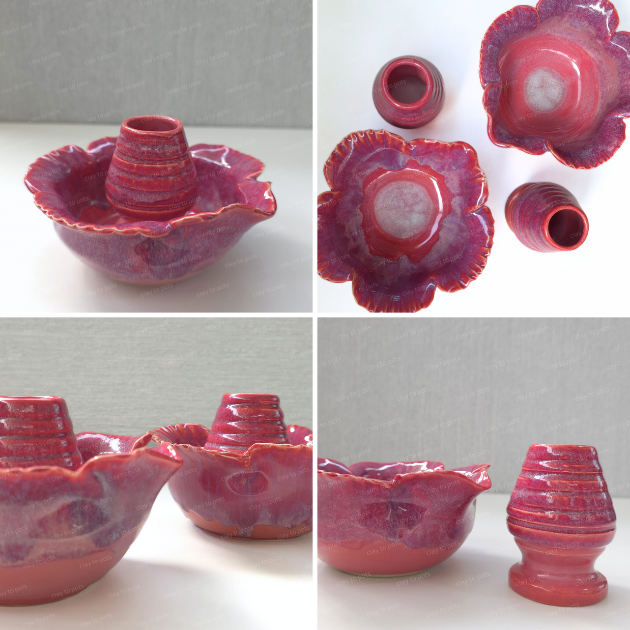 hibiscus matcha set
