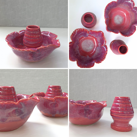 hibiscus matcha set