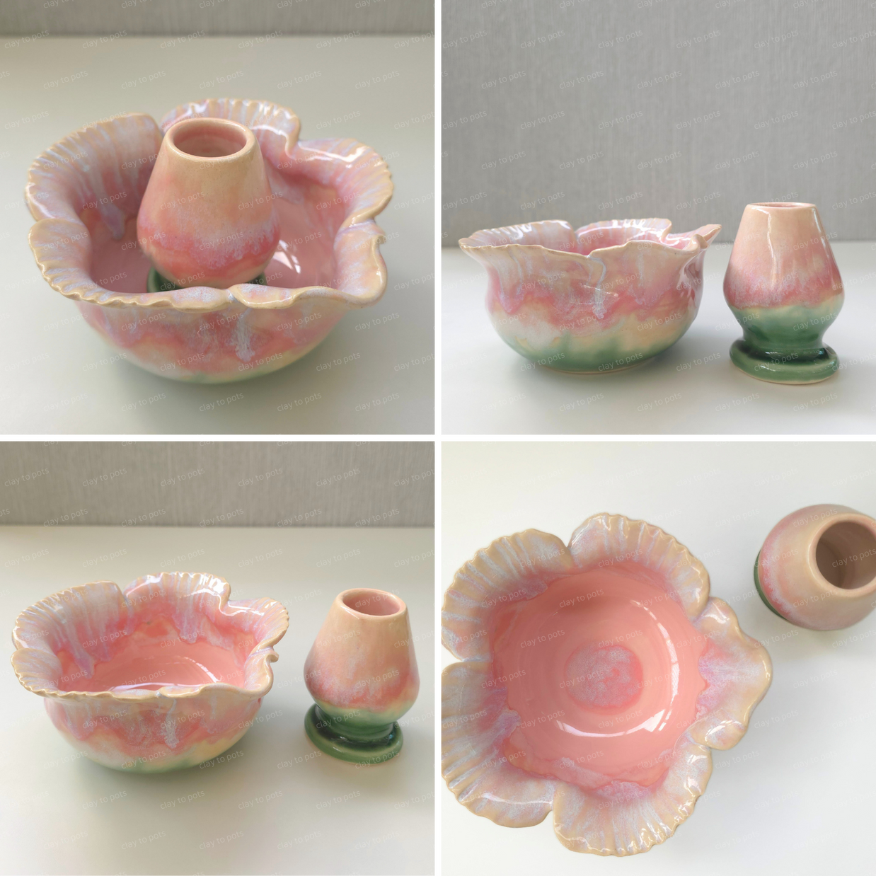 hibiscus matcha set