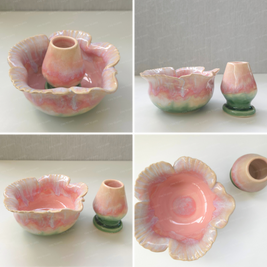 hibiscus matcha set