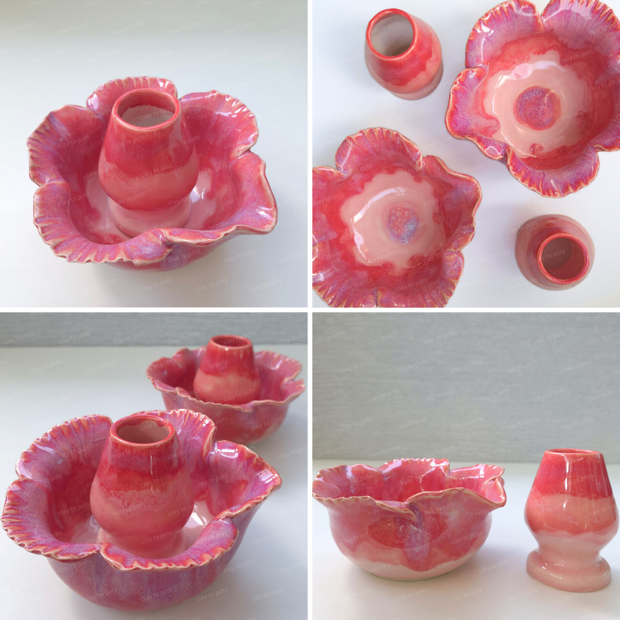 hibiscus matcha set