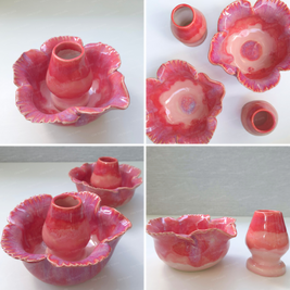 hibiscus matcha set
