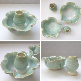 hibiscus matcha set