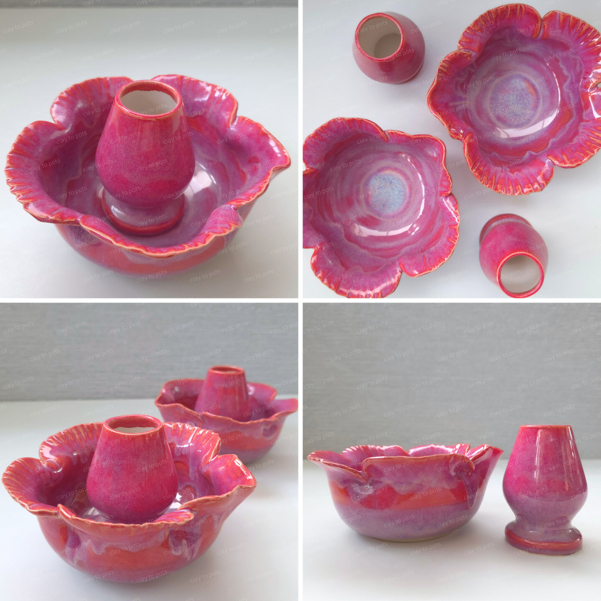 hibiscus matcha set