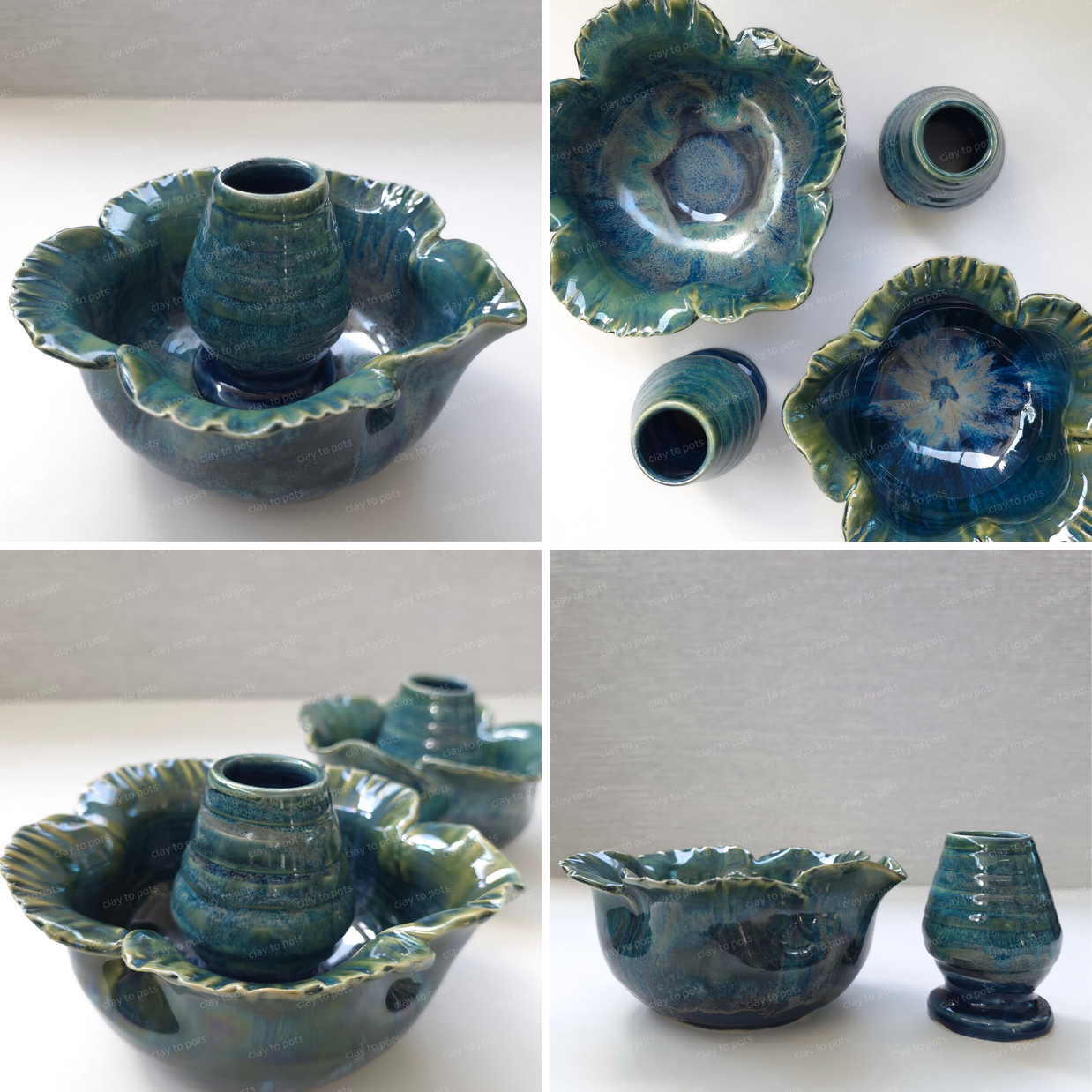 hibiscus matcha set