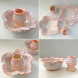 hibiscus matcha set