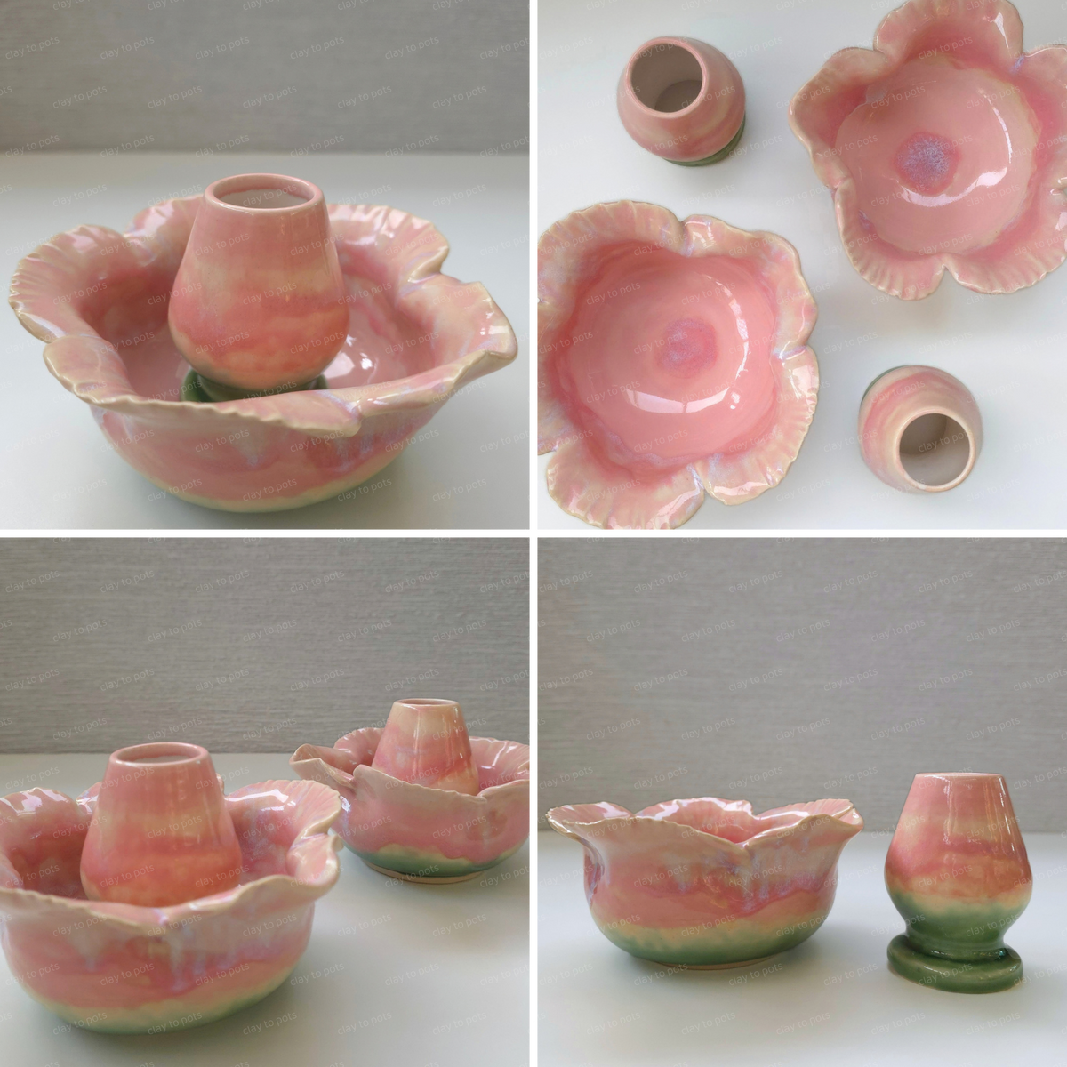 hibiscus matcha set