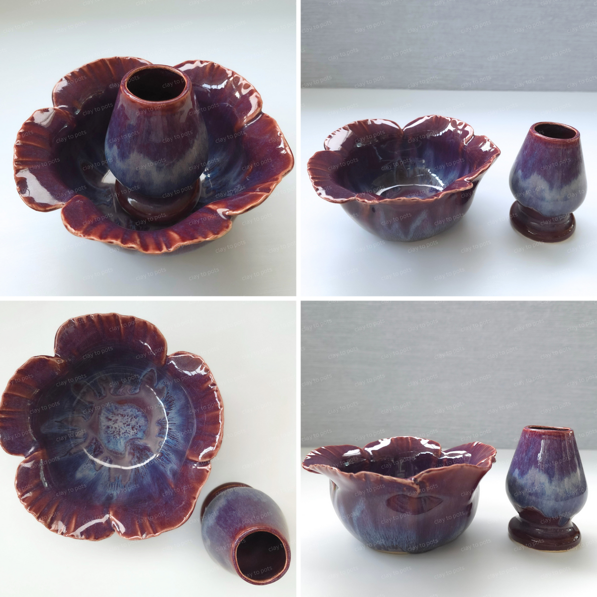 hibiscus matcha set