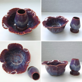 hibiscus matcha set