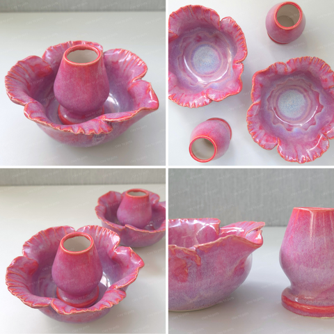 hibiscus matcha set