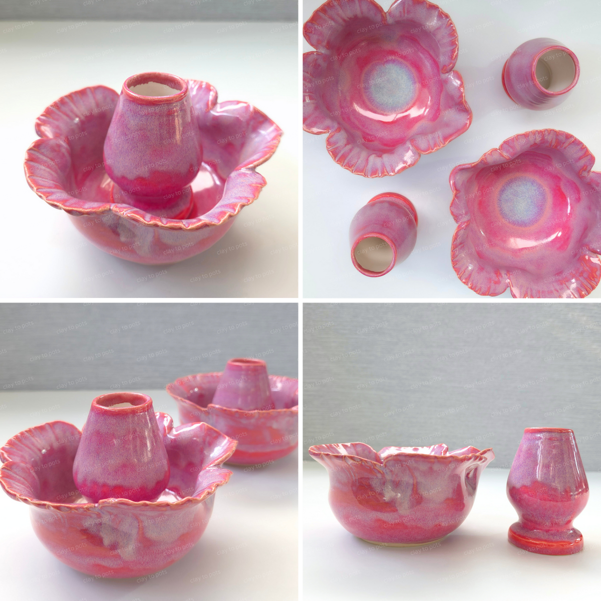 hibiscus matcha set