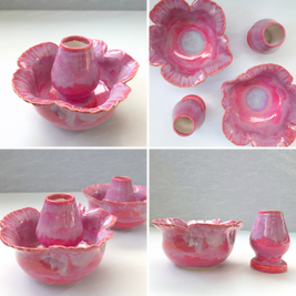 hibiscus matcha set