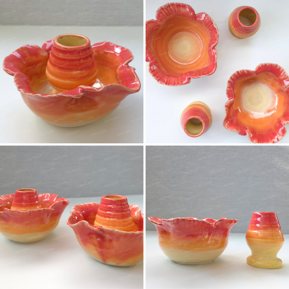 hibiscus matcha set