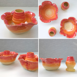hibiscus matcha set