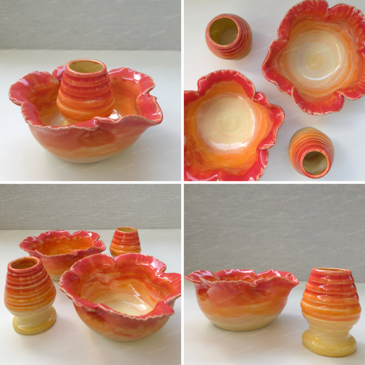 hibiscus matcha set
