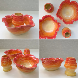 hibiscus matcha set