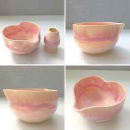 heart matcha set