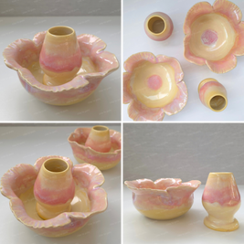 hibiscus matcha set